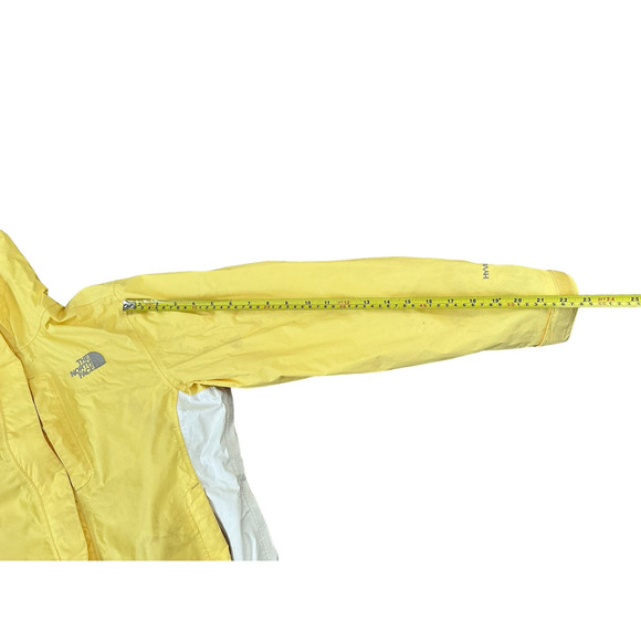 North Face Hyvent Womens XS Yellow Shell Jacket - Picture 9 of 11
